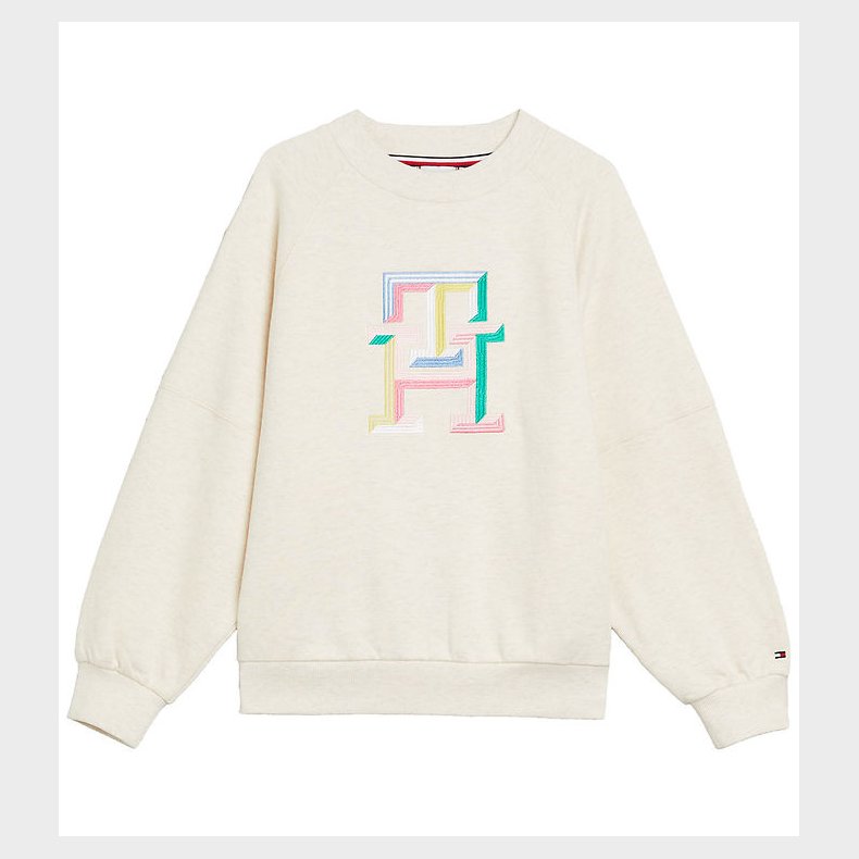 Tommy Hilfiger Sweatshirt - Multi Color Monogram - Calico Heathe