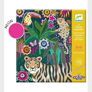 Djeco Skrabekort - 4 Stk. - Rokoko