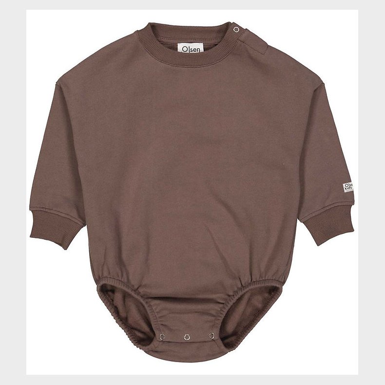 Olsen kids x By Green Body l/� - Sweat - Ceder Brown