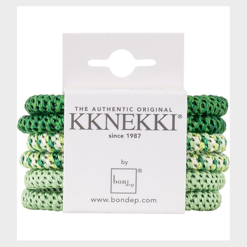Kknekki H�relastikker - Slim - 6-pak - Gr�n