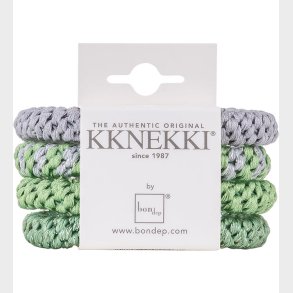 Kknekki Hrelastikker - 4-pak - Grn/Bl