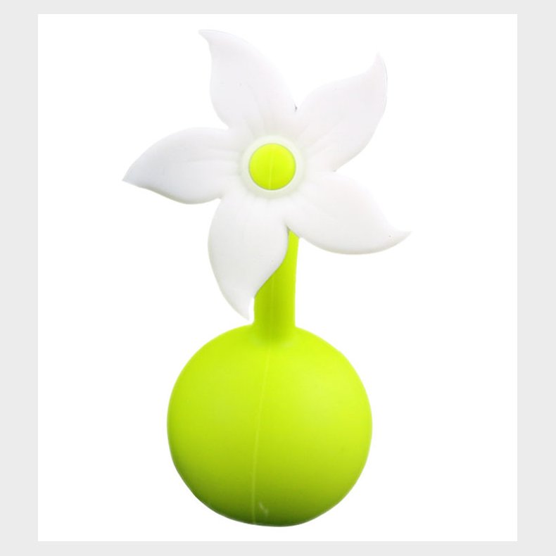 Haakaa Blomsterstopper til Brystpumpe - Hvid/Grn