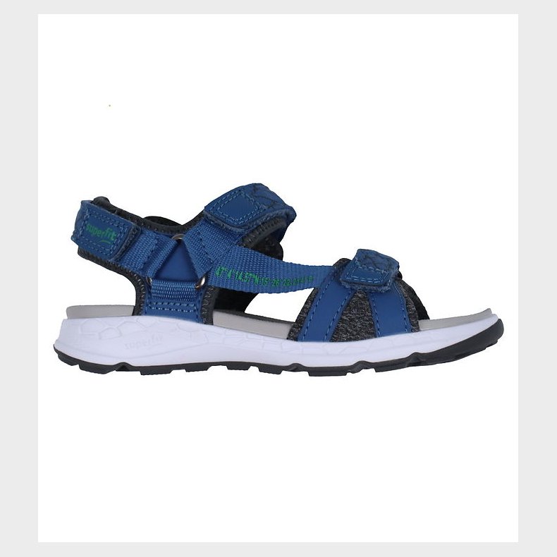 Superfit Sandaler - Criss Cross - Bl/Grn