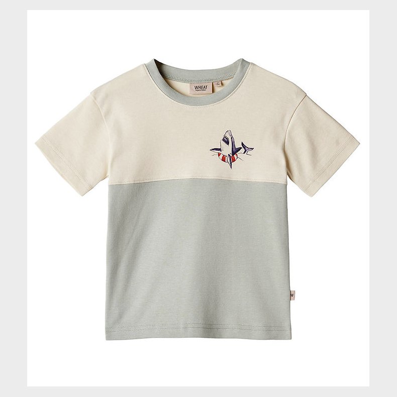 Wheat T-shirt - Oliver - Sea Mist