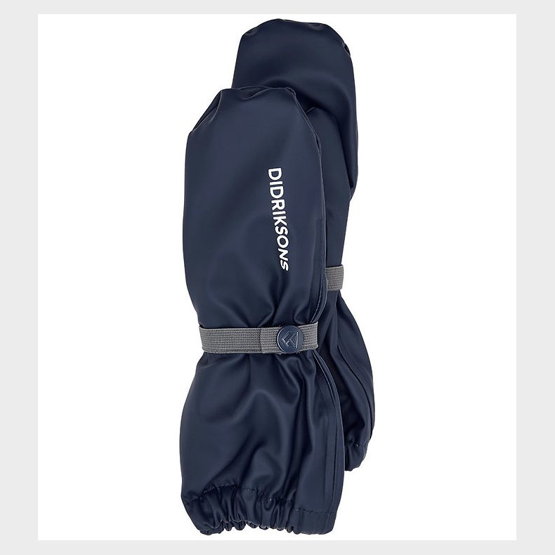 Didriksons Regnluffer m. Fleece - PU - Pileglove - Navy