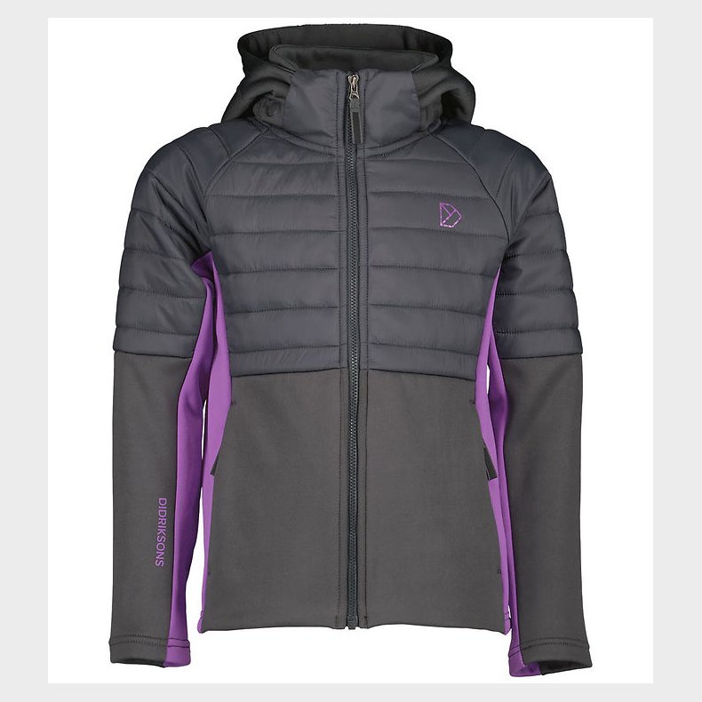 Didriksons Softshelljakke m. Termo - Nejlika - Coal Black