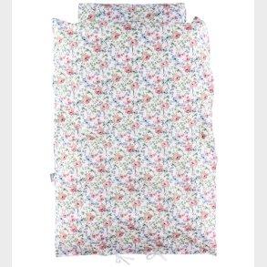 Nrgaard Madsens Sengetj - Voksen - Hvid m. Blomster