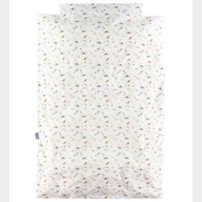 Nrgaard Madsens Sengetj - Voksen - Hvid m. Lille Panda/Blade