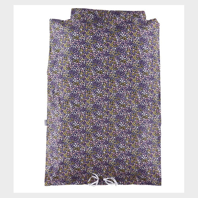 Nrgaard Madsens Sengetj - Voksen - Bl m. Lilla Blomster