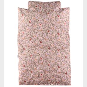 N�rgaard Madsens Senget�j - Baby - Rosa m. Bambi/Blomster