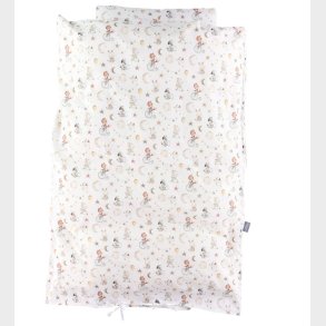 Nrgaard Madsens Sengetj - Baby - Hvid m. Dyr/Mner/Stjerner