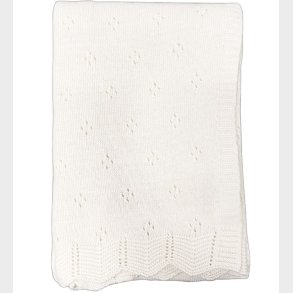 Nrgaard Madsens Plaid - 75x100 cm - Uld/Polyamid - Hvid