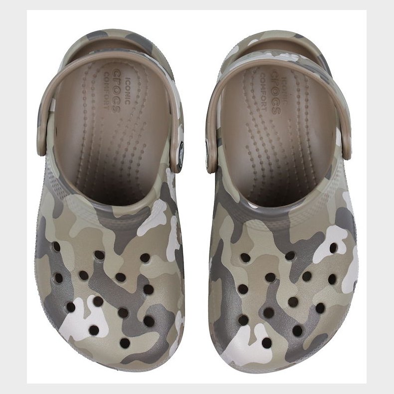 Crocs Sandaler - Classic Camo Clog K - Mushroom/Multi