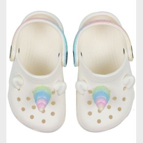 Crocs Sandaler - Classic Rainbow Unicorn Clog T - Chalk