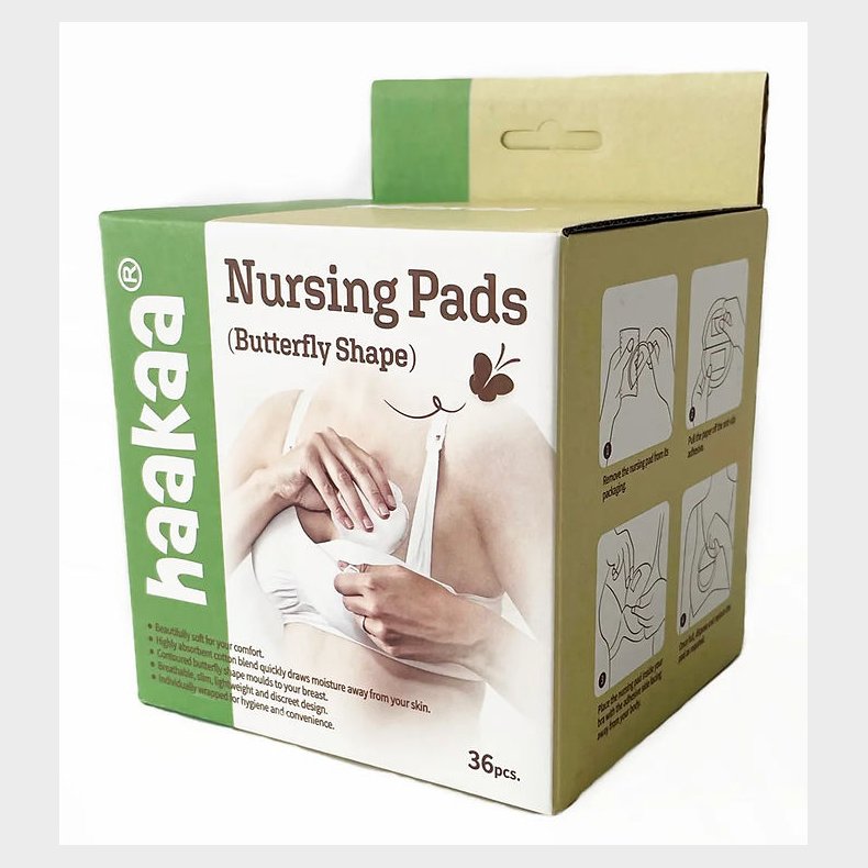 Haakaa Ammeindlg - 36 stk. - Hvid