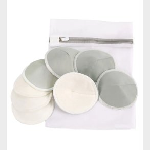 Haakaa Genanvendelige Ammeindlg - 8 stk. - Hvid/Gr