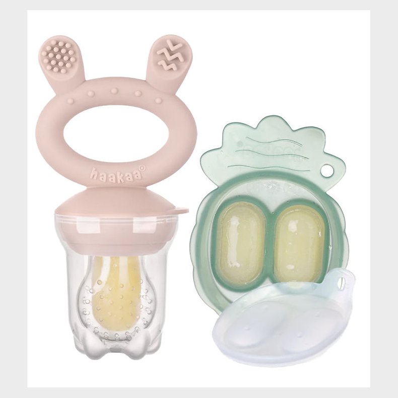 Haakaa Food Feeder m. Frysebakke - Blush