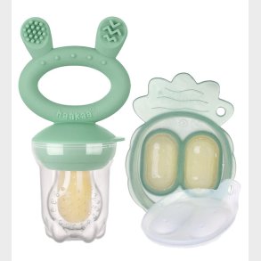 Haakaa Food Feeder m. Frysebakke - Pea Green