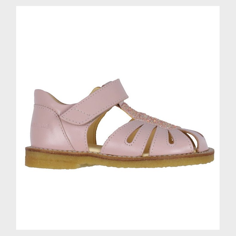 Angulus Sandaler - Pale Rose/Rose Glitter