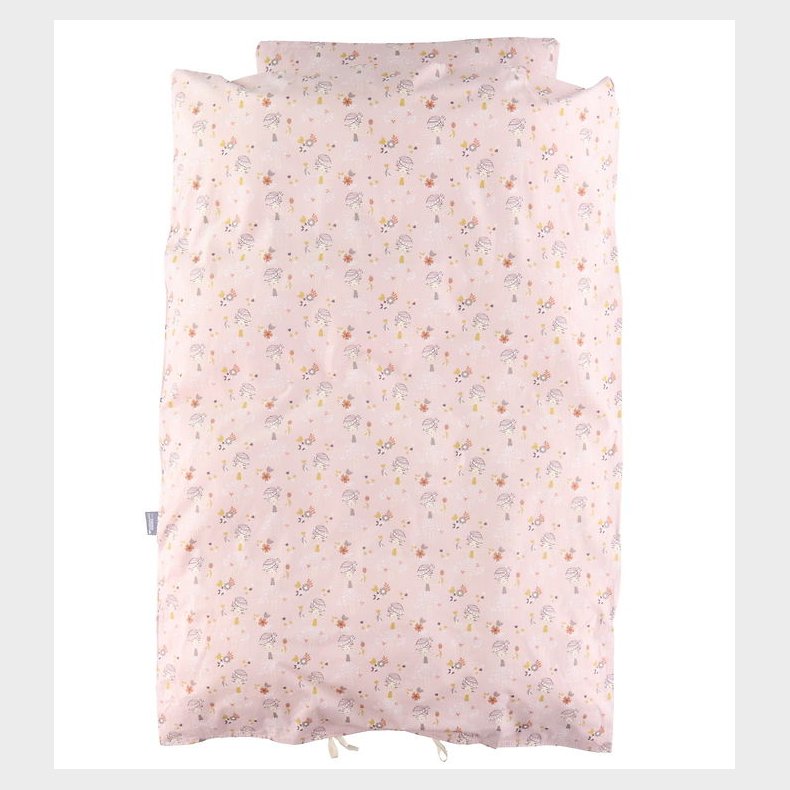 N�rgaard Madsens Senget�j - Baby - Rosa m. Feer