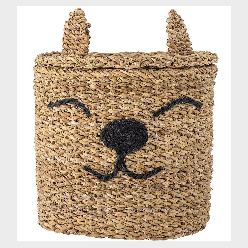 Bloomingville Kurv m. Lg - 26x30 cm - Mikki - Sgrs - Natur