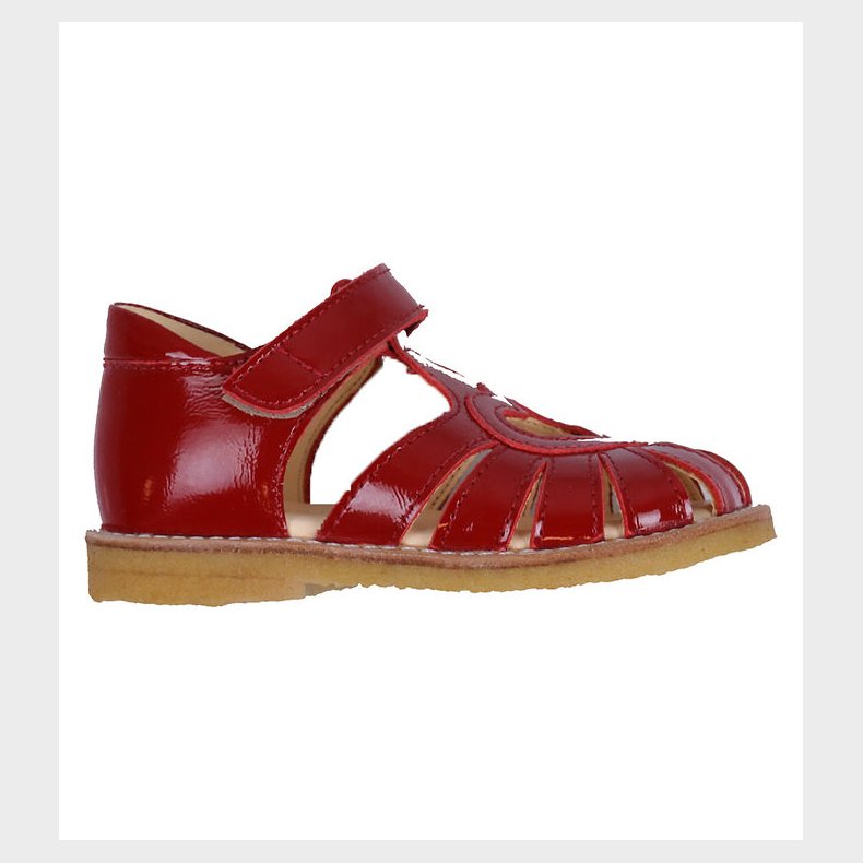 Angulus Sandaler - Hjertesandal - Dark Red