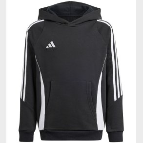 adidas Performance H�ttetr�je - Tiro24 SWHOODY - Sort/Hvid
