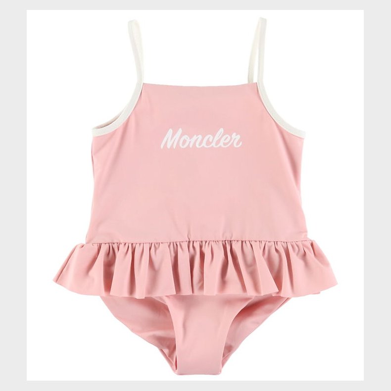 Moncler Badedragt - Rosa m. Hvid