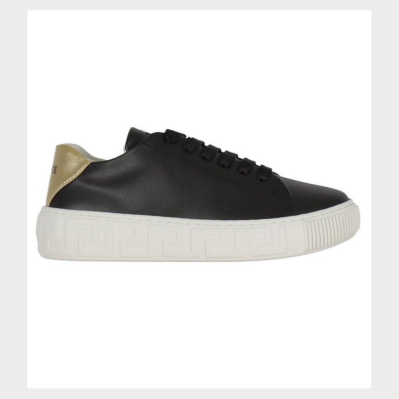 Versace Sko - La Greca - Sort. m. Guld