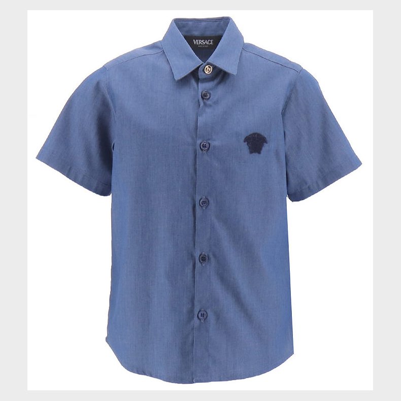 Versace Skjorte - Bl m. Navy