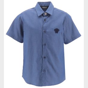 Versace Skjorte - Bl m. Navy