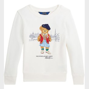 Polo Ralph Lauren Sweatshirt - Deckwash White m. Bamse