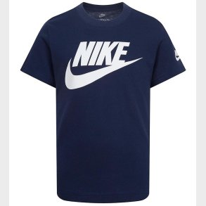 Nike T-shirt - Mrkebl/Hvid