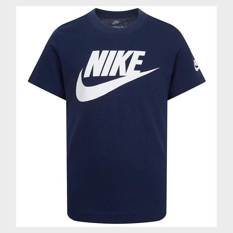 Nike T-shirt - Mrkebl/Hvid