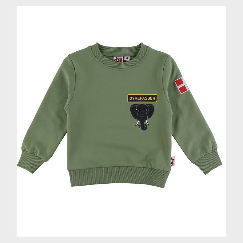 DYR-Cph Sweatshirt - Dyrepasser - Sage Elefant