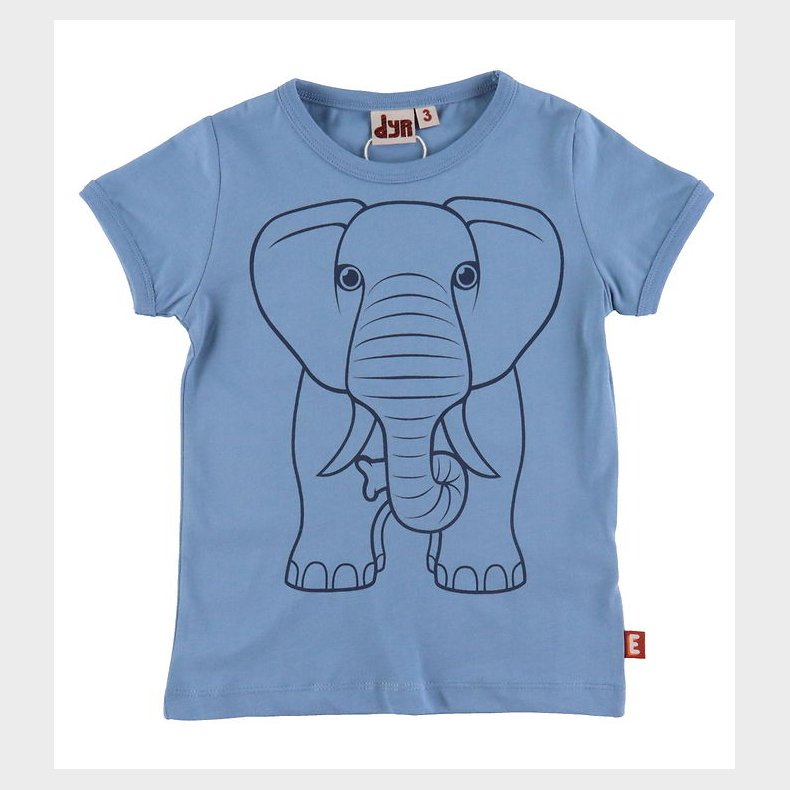 DYR-Cph T-Shirt - Dyrhide - Porcelaine Outline Elefant