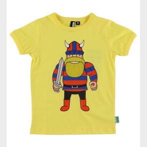 Danef T-Shirt - Danerainbow - Bright Yellow Erik Din Ven