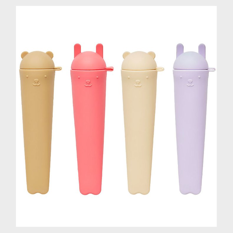 OYOY Isforme - 4-pak - Ninka & Teddy - Lavender/Vanilla/Cherry R