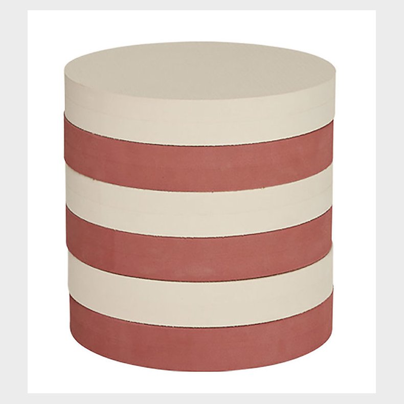 OYOY Skammel - Iro - 28x28 cm - Vanilla/Nutmeg