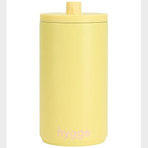 Design Letters Termokrus - Travel - Hygge - 350ml - Gul