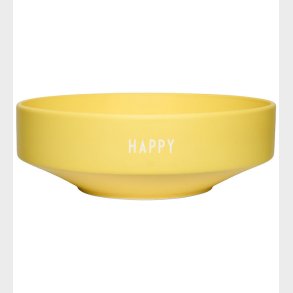 Design Letters Sk�l - Large - Favorite - Happy - Gul