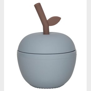 OYOY Kop m. Sugerr - ble - Silikone - Dusty Blue