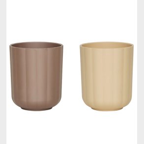 OYOY Kopper - 2-pak - Pullo - Taupe/Vanilla