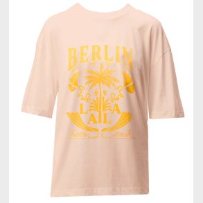 Lala Berlin T-shirt - Celia - Lala Palm Pink