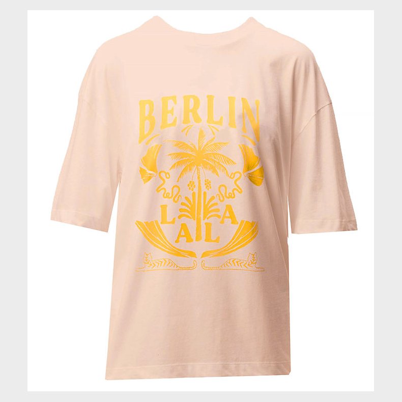 Lala Berlin T-shirt - Celia - Lala Palm Pink