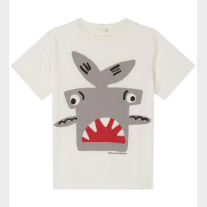 Stella McCartney Kids T-shirt - Hvid m. Haj