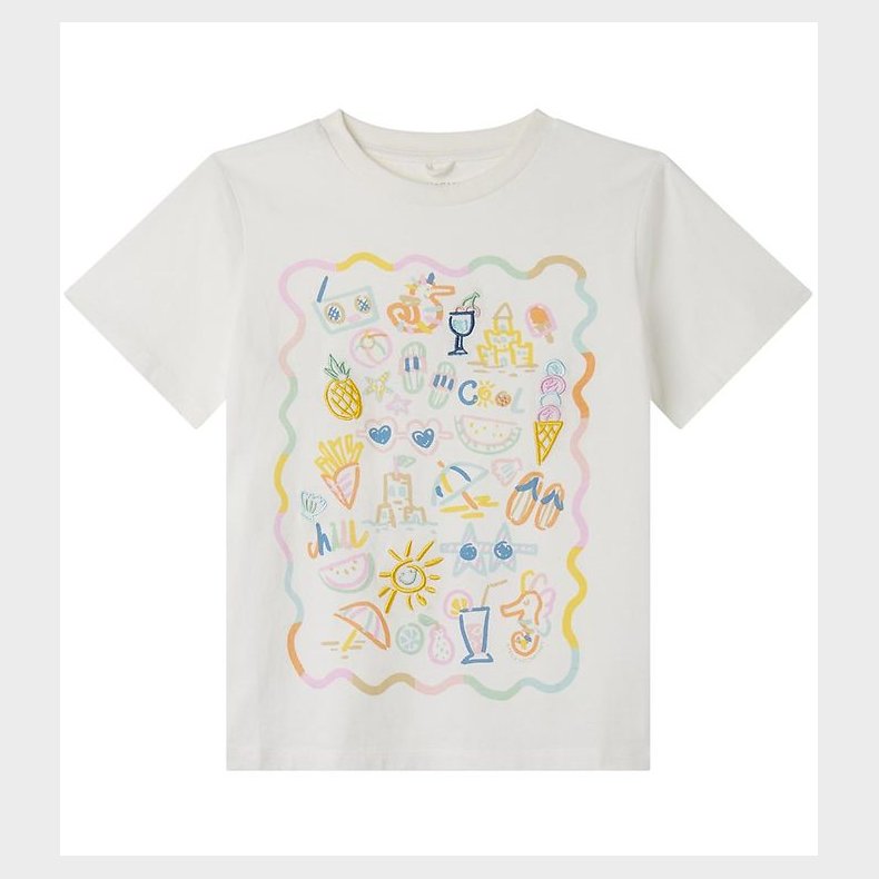Stella McCartney Kids T-shirt - Hvid/Pastel