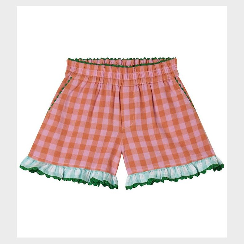 Stella McCartney Kids Shorts - Rosa/Orangeternet m. Grn