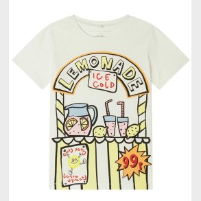 Stella McCartney Kids T-shirt - Hvid/Gul m. Limonade