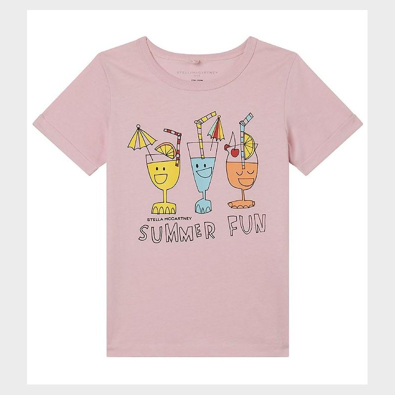 Stella McCartney Kids T-shirt - Rosa m. Drinks